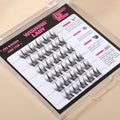 QY-5 “Puppy Eye” Dense-Volume No-Glue DIY Lash Clusters (9–12mm, C Curl)