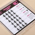 QY-9 “Naughty Elf” Manga-Spiky No-Glue Pre-Bonded Lash Clusters (9–12mm, C Curl)
