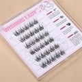 QY-19 “5D Trilogy” Curl-Up Wispy Cluster Lashes | Pre-Bonded No-Glue | 9–12mm