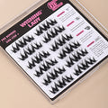 QY-13 “Big Curl” 6D Pre-Bonded Cluster Lashes | Spiky Volume Wispy Look | C Curl | 9–13mm