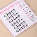 QY-15 “Sunflower” Pre-Glued Cluster Lashes | Spiky Voluminous Wispy Look | C Curl | 9–13mm | No-Glue Needed