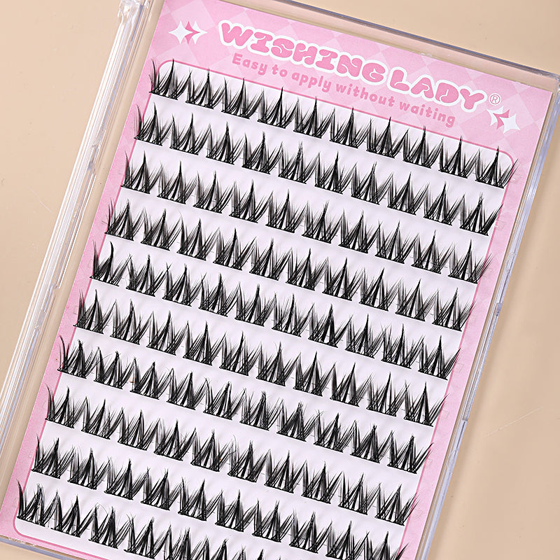 QY-5A Puppy Style Full Volume Cluster Lashes | Large Capacity Value Pack | 9–12mm C-Curl