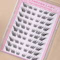 QY-7A Upgraded Large-Capacity Foxy Natural Wispy Cluster Lashes (C Curl, 9–13mm)