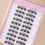 QY-13A Upgraded Mega Pack | Big Bloom Curl Cluster Lashes | Pre-Applied Adhesive | C Curl | 9–13mm