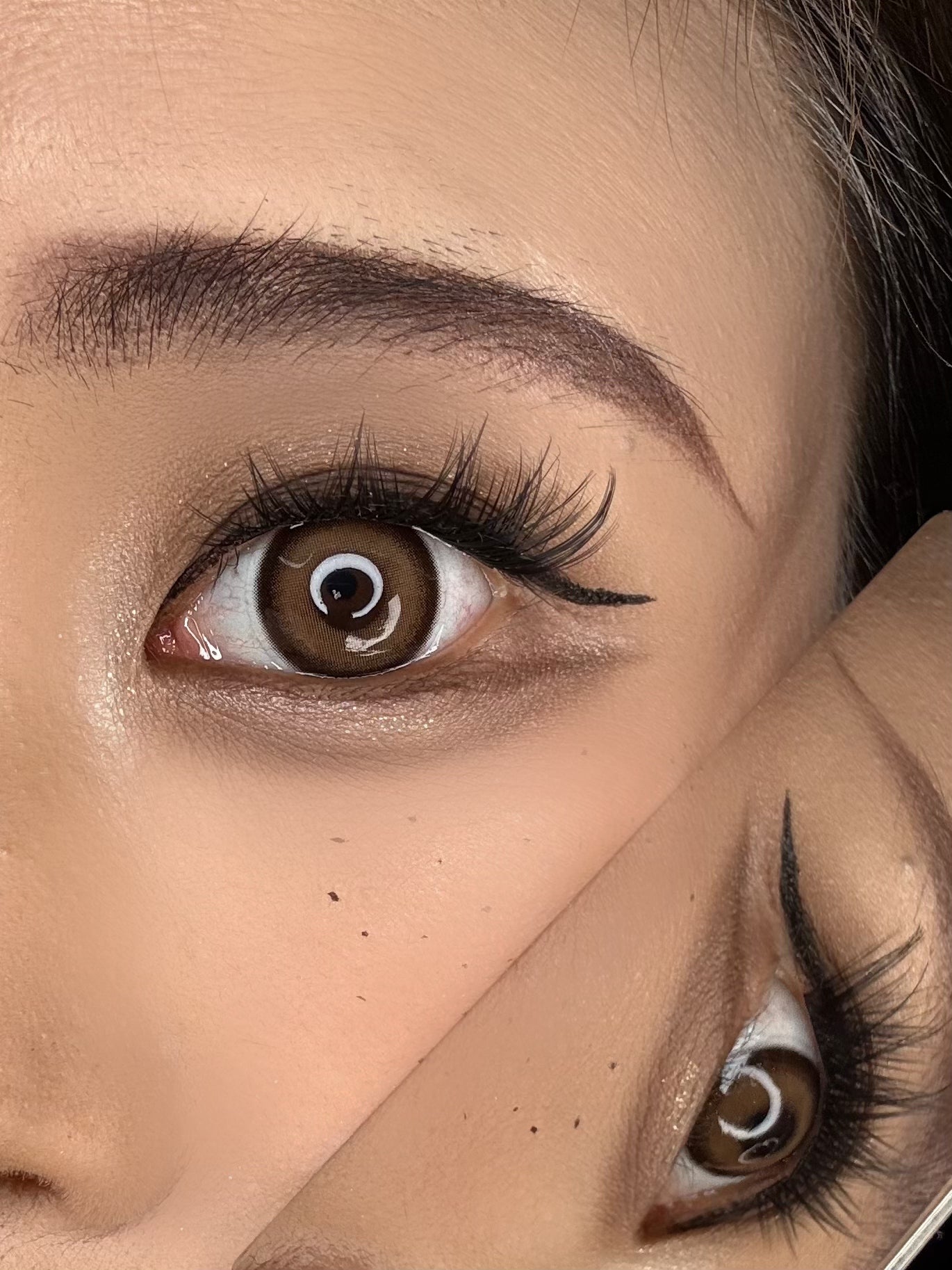 QY-10 “Slant Fly” Fox-Eye Voluminous Lash Clusters (9–13mm, C Curl)