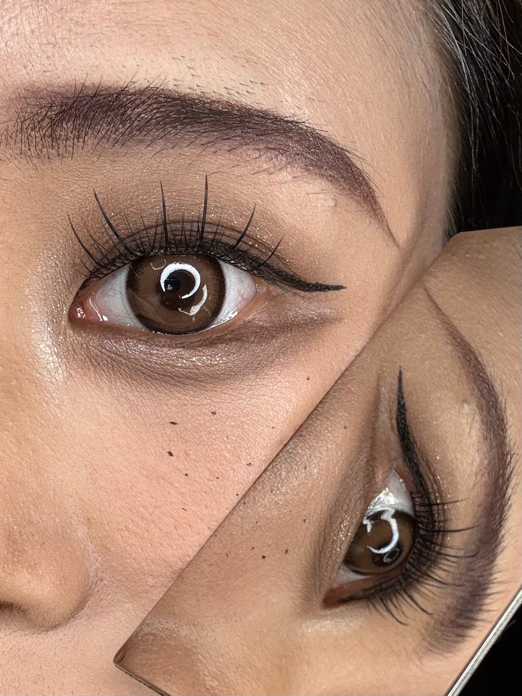 QY-6 “Double-Spike Sunflower” Natural Wispy Lash Clusters (9–11mm, C Curl)