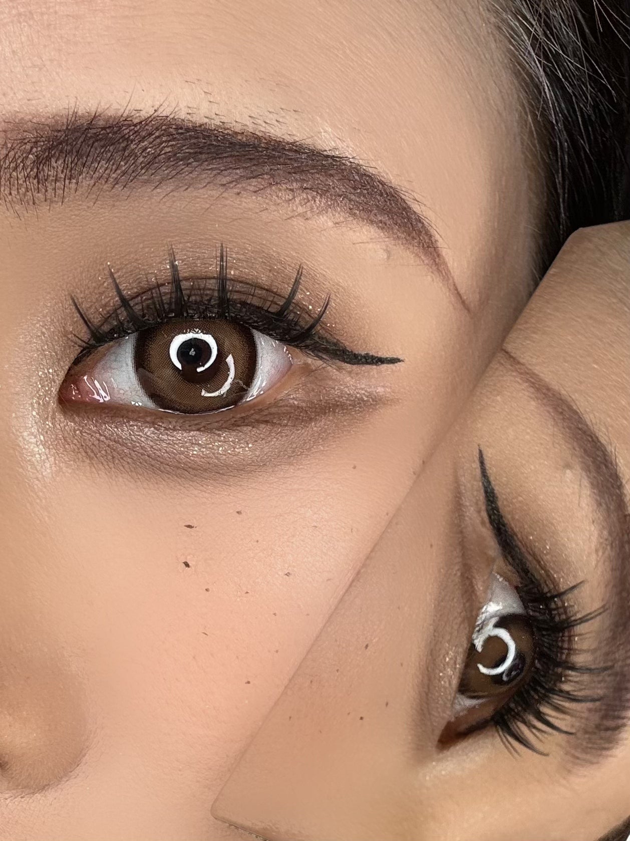 QY-3 “Double-Spike Wheat Ear” No-Glue Lash Clusters (9–12mm, C Curl)